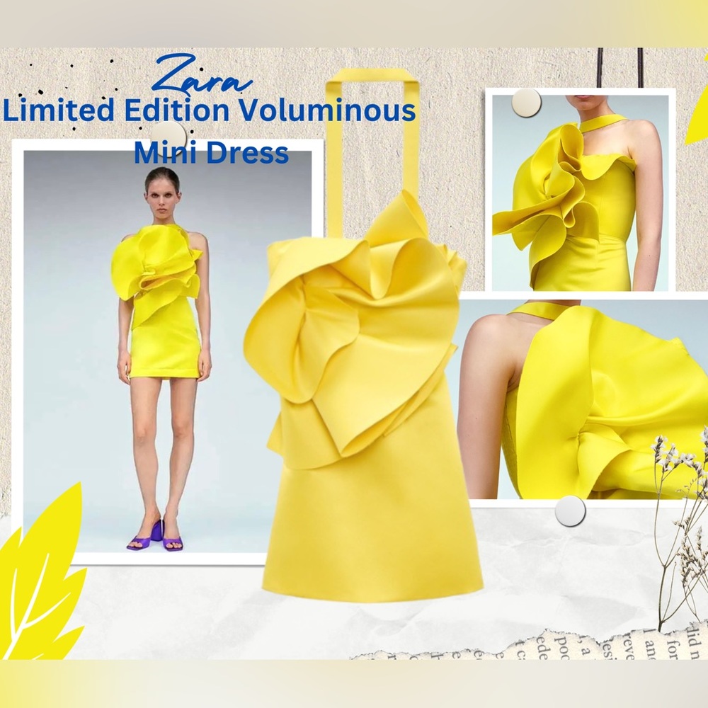 Zara Limited Edition Voluminous Mini Dress